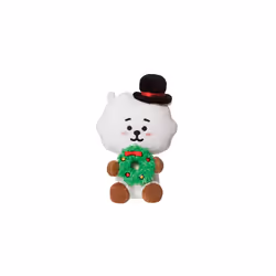 Aurora, 61490, BT21 Official Merchandise RJ Winter, Soft Toy, White & Green
