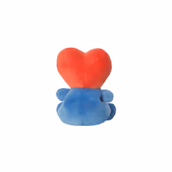 Aurora, 61506, BT21 TATA Palm Pal, 5In, Eco-friendly soft toy, Red & Blue