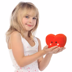 Aurora, 61513, Palm Pals Amore Heart, 5In, Eco-friendly soft toy, Red
