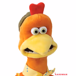 Aurora, 61551, Chicken Run Ginger 13In, Soft Toy, Orange