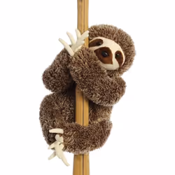 AURORA, Destination Nation, 80925, Soft, Brown And Cream, 18in, Cuddly Sloth Toy, Gift Idea