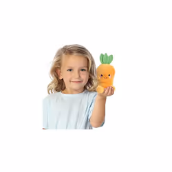 AURORA, 82054, Palm Pals Cheerful Carrot, 5In, Eco Friendly Soft Toy, Orange - Additional view 5