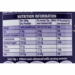 Cadbury Drinking Chocolate, 500g
