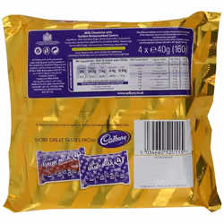 Cadbury Crunchie 4 Bars (Pack of 5, Total 20 Bars)