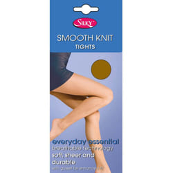 , Natural Tan) Silky Womens/Ladies Smooth Knit Tights Extra Size (1 Pairs) - XX-Large (54â-60â