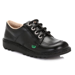 Kickers Kick Lo M Core Mens Black Leather Shoes - UK 11