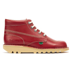 Kickers Kick Hi Mens Red Leather Boots - UK 9