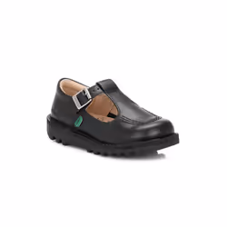 Kickers Kick T I Core Black Leather Shoes - UK 5 Infant