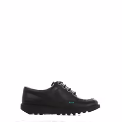 Kickers Kick Lo Y Core Youths Black Leather Shoes - UK 4
