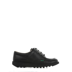 Kickers Kick Lo Y Core Youths Black Leather Shoes - UK 4