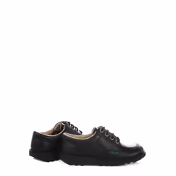 Kickers Kick Lo Y Core Youths Black Leather Shoes - UK 4