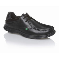 Kickers Reasen lace Leather AM 112799 Mens Shoes Black School Work Shoe - UK 8 / EU 42