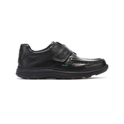 Kickers Reasan Strap Youth Black Leather Shoes-UK 3 / EU 36 - UK 3