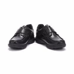 Kickers Reasan Strap Youth Black Leather Shoes-UK 3 / EU 36 - UK 6