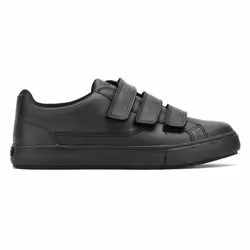 Kickers Black Leather Tovni Trip Trainers - UK 10