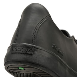 Kickers Black Leather Tovni Lacer Trainers - UK 10