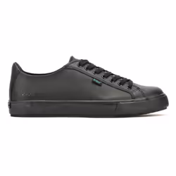 Kickers Black Leather Tovni Lacer Trainers - UK 10