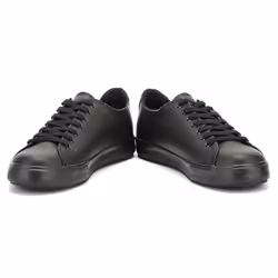Kickers Black Leather Tovni Lacer Trainers - UK 10