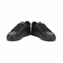 Kickers Youth Black Leather Tovni Lacer Trainers - UK 3