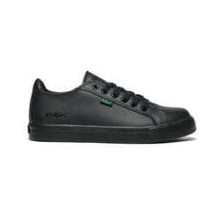 Kickers Kid's Tovni Lacer Leather JU 114729 Shoes Black - UK 2 / EU 34