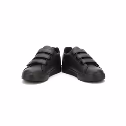 Kickers Youth Black Leather Tovni Trip Trainers - UK 4