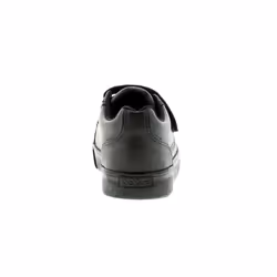 ) New Older Boys/Childrens Black Kickers Tovni Touch Fasten Shoes UK Size - 1 (Adults'