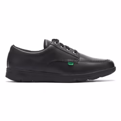 Kickers Kelland Lace Lo Black Leather Shoes - UK 3