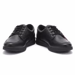 Kickers Kelland Lace Lo Black Leather Shoes - UK 3