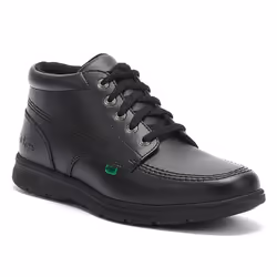 Kickers Kelland Lace Hi Black Leather Boots - UK 3