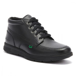 Kickers Kelland Lace Hi Black Leather Boots - UK 3