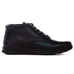 Kickers Kelland Lace Hi Leather Adult Fashion School Shoe Boot Black - Black, UK 7