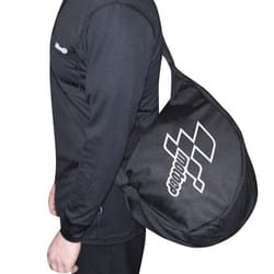 MotoGP Motorcycle Bike Protective Messenger Teardrop Helmet Bag Black MGPHEL08