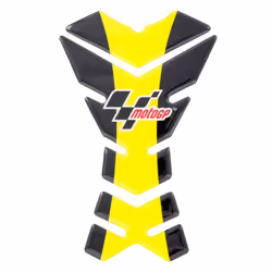 Moto GP Tank Pad 3 Piece Black / Yellow