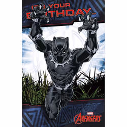 Marvel Avengers 3D Holographic Birthday Greeting Card Disney Character Cards