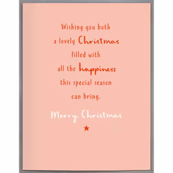Xmas Wreath To Both Of You Special Christmas Greeting Card Special Xmas Cards
