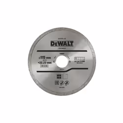 DeWalt DT3703-QZ Continuous Rim Diamond Cutting Disc 115 x 22.23mm DEWDT3703QZ