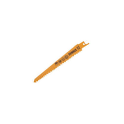 DeWalt DT2359-QZ Sabre Blade Fast Cuts Wood with Nails Plastics 152mm Pack of 5