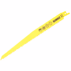 DeWalt DT2349QZ 228mm Reciprocating Blade Fast Cuts Wood with Nails Plastics