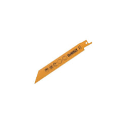 DeWalt DT2361-QZ Bi Metal Sabre Blade Fast Cut in Metal and Sheet Metal 152mm Pack of 5