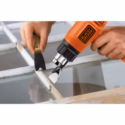 Black & Decker KX1650-QS heat gun Hot air gun 740 l/min 600 °C 1750 W Black, Orange