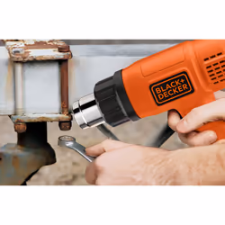 Black & Decker KX1650-QS heat gun Hot air gun 740 l/min 600 °C 1750 W Black, Orange - Additional view 4