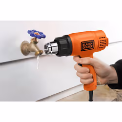 Black & Decker KX1650-QS heat gun Hot air gun 740 l/min 600 °C 1750 W Black, Orange - Additional view 5