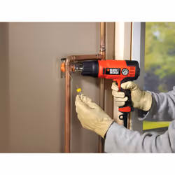 Black & Decker KX2200K-QS heat gun Hot air gun 720 l/min 645 °C 2000 W Black, Orange