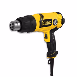 Stanley FME670K, Hot air gun, Pistol handle, Overheating, Black, Yellow, 550 l/min, 600 °C