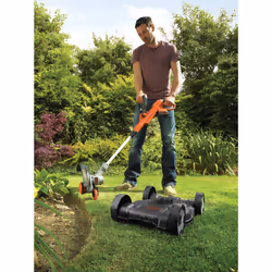 Black & Decker STC1820CM-QW brush cutter/string trimmer Battery Black, Orange, Silver
