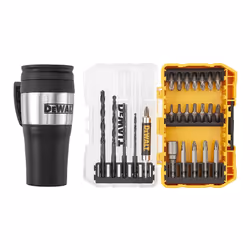 DEWALT 25PC DRILL DRIVE SET + MUG DISPLAY 4
