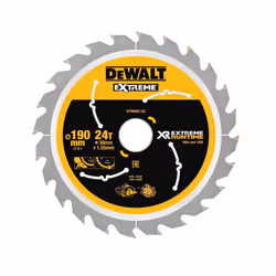 DeWALT DT99562-QZ Xtreme Runtime 190mm x 30mm 24T Sawblade