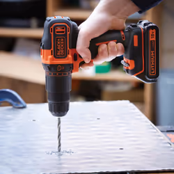 Black & Decker BDCHD18K-QW drill 1400 RPM Keyless Black, Orange