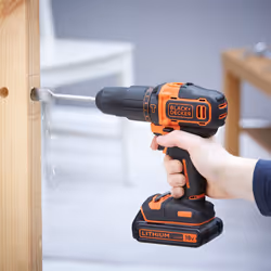 Black & Decker BDCHD18K-QW drill 1400 RPM Keyless Black, Orange