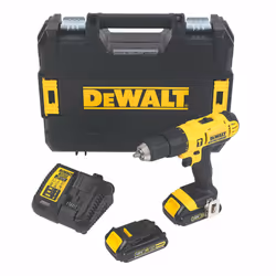 DeWalt XR 18V 1.3AH Li-Ion Combi Drill 2 Batteries DCD776S2T-GB